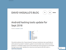 Tablet Screenshot of blog.davidvassallo.me